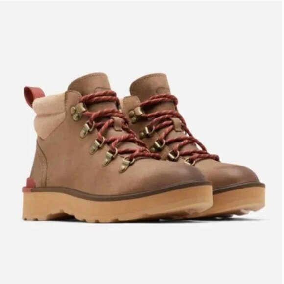 Sorel Hi-Line Hiker Waterproof Boot - Umber/Tawny Buff Size 9.5 - Picture 2 of 9